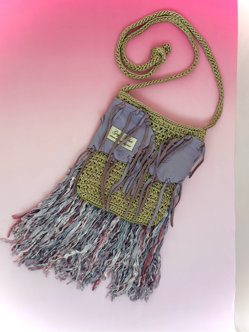 Boho Fringe Crossbody Bag -with beautiful and unique details-